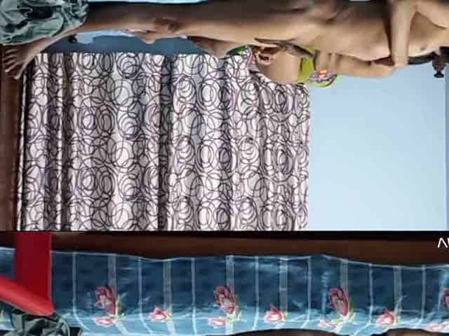 Jerking cock near wife