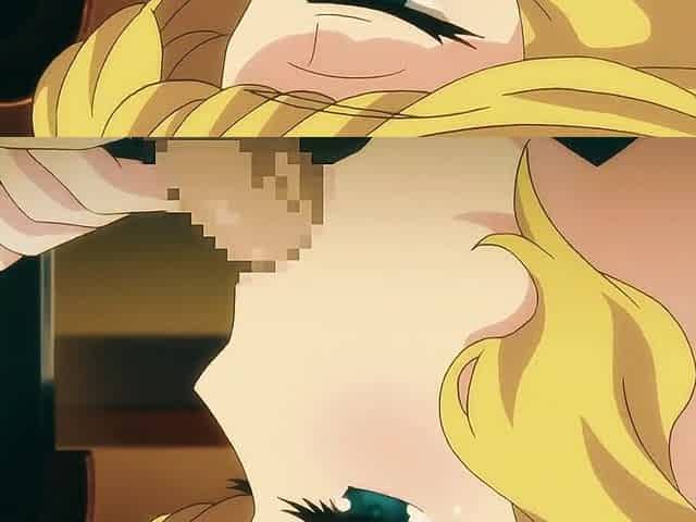 A Blond Maid with Biggest Titties Likes Sucking Dong