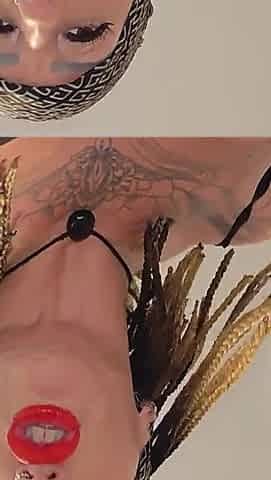 I'm the Biggest Slut in My Leather Dress for You