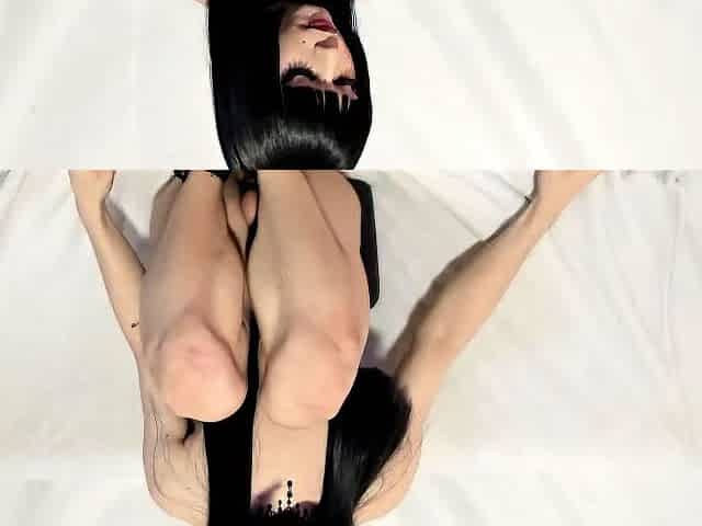 Latina teen Renae Cruz hot solo dildo masturbation