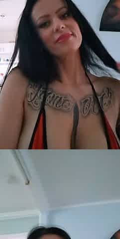 Busty brunette solo masturbation