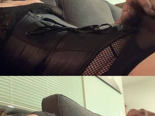 Spun sissy busts giant nut quickly femboi