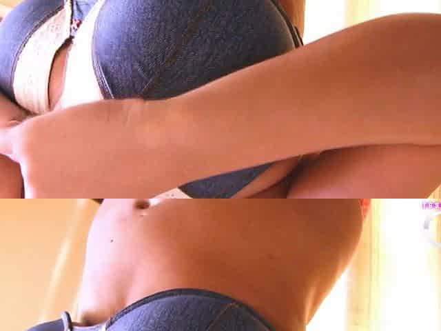 Denim Lace Bra 1