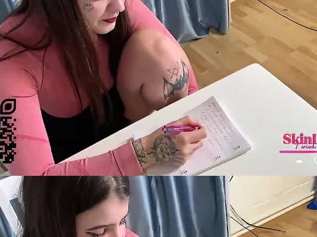 A stringent Russian schoolgirl humped and slapped firm by her teacher until he cum shot in her gullet and ass.