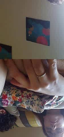 Milf brunette masturbating with toy ass