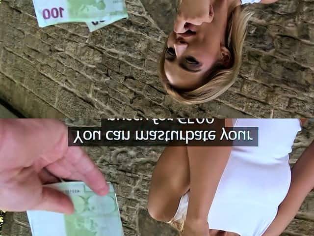 Public Agent Cherry Kiss given an Anal creampie in Public