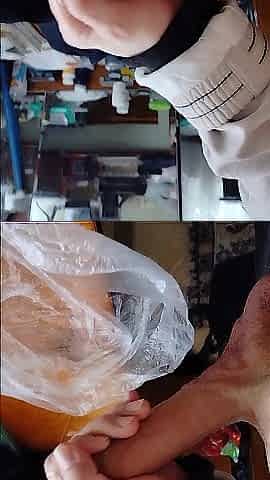 Hawt chap jerks off a large dick and cums hard!