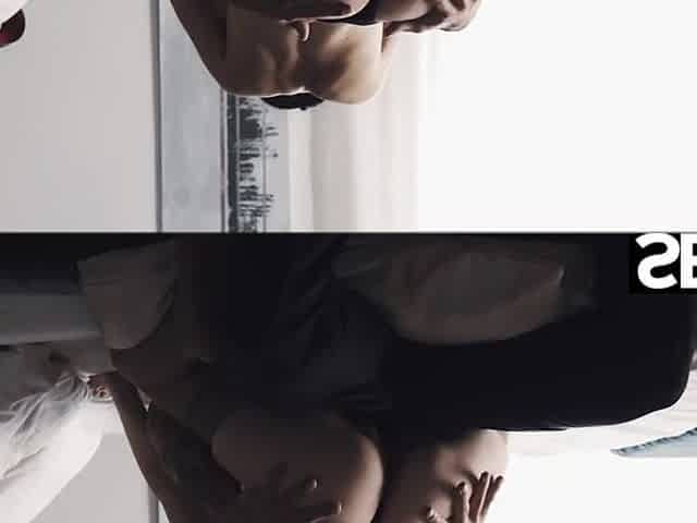 Cute hotty rides her studly lover to an intensive creampie climax