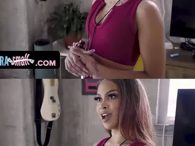 Petite Fitness Babe Jeni Drilled Deep By Big Cock - Fitness Angel, Angel Petite And Petite Angel