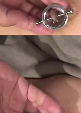 It Is the Pleasure Top with M Woman Nipples, a Clitoris Fastening Appliance