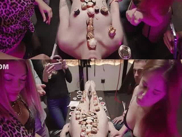 Rita Faltoyano In Her Friends Honor Japanese Traditions And Eat Sushi With Sexy Sushi (pt.1)