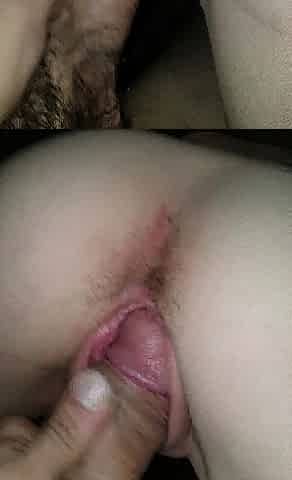 Pounding out that vagina so this babe can cream