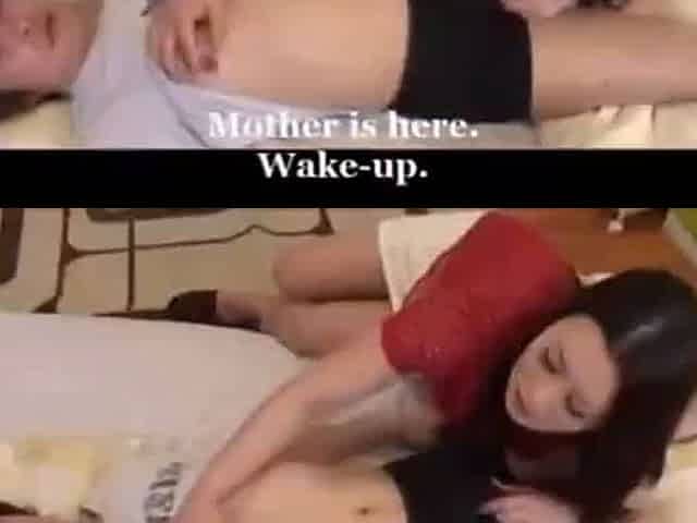 Japanese Mother and the friend's Son