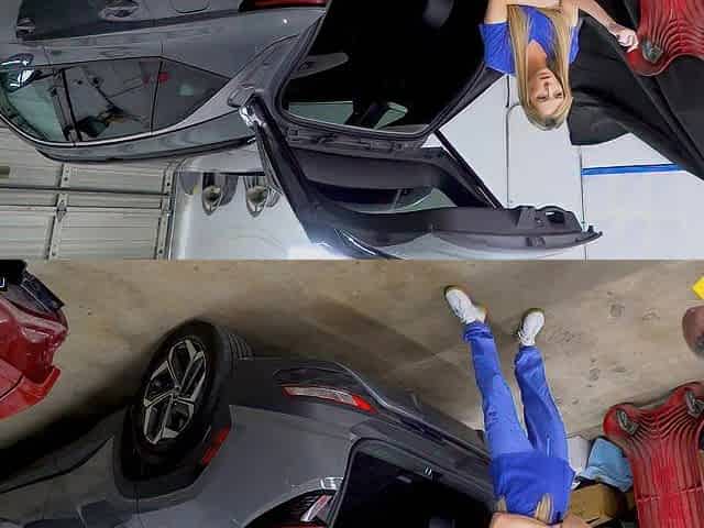 Roadside - Ashley Tee Gets Her Car And Her Cunt Worked On