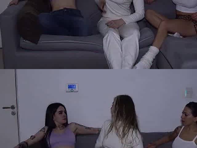 Fellatio Delivery - 3 cuties call for large schlongs to suck all night