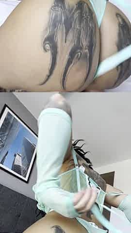 banging my booty and twat at the same time