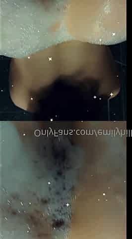 Busty brunette solo masturbation