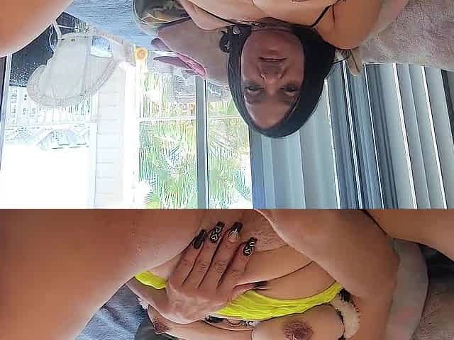 Thick Hotty Tells U To Eat Her Creamy Twat Whilst That babe Plays It