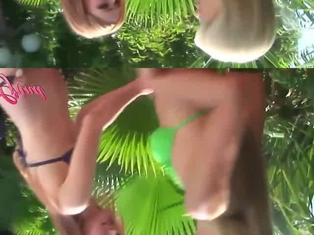 Blonde Lesbians And Play With Dou - Jayme Langford, Jay Moore And Marlie Moore
