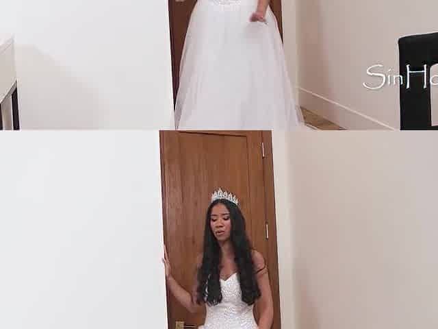 Bride Warms Her Cold Feet With In Laws Dong - Ameena Green