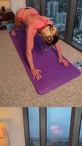 Come Join Me Doing Bikini Yoga