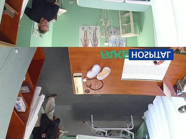 FakeHospital Hawt brunette hair nurse gives patient some raunchy healing