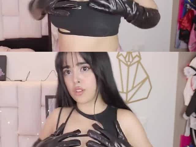 Switching Body With Jennie Gloves Fetish