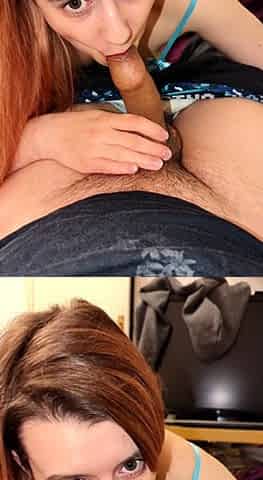 I Found A Keeper redhead sex blowjob cumshot facial hardcore