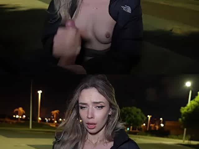 Beautiful blond teen POV cunt screwing