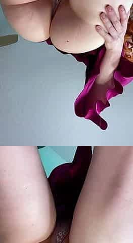 Blonde tight pussy babe solo toy fun in glamour masturbation