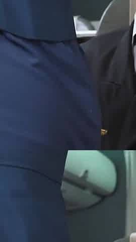 Sexy Alexis Wilson Nails Her Flight Attendant Interview by Nailing the Pervy Pilot