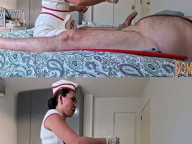 Latex Nurse Sounding Slave - Domina Fire And Df Boytoy