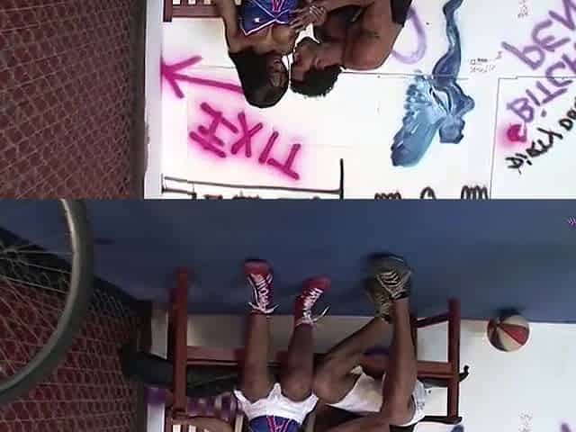 Playing basketball is pleasure, but banging a worthy black cheerleader in doggy is much more excellent