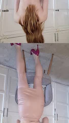 Pantyhose Try on Gets MILF Horny and Wet