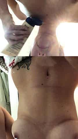 Big boobs milf masturbates with her dildo