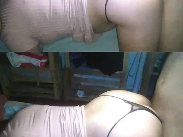 I Fucked a Neighbor in a Pink Dress and Black Thong Between the Doggy Drawers When My Girlfriend Leaves