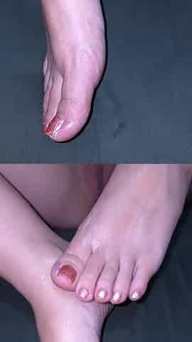 Feet, Soles of Feet, Pussy and Tits of My Girlfriend