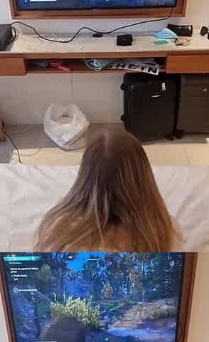 Natural Nadia Getting Drilled While Playing Games