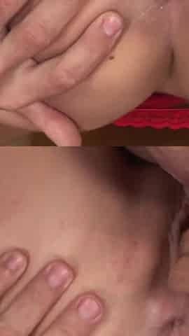 Round ass babe wearing high heels gets her precious pussy and tight ass destroyed