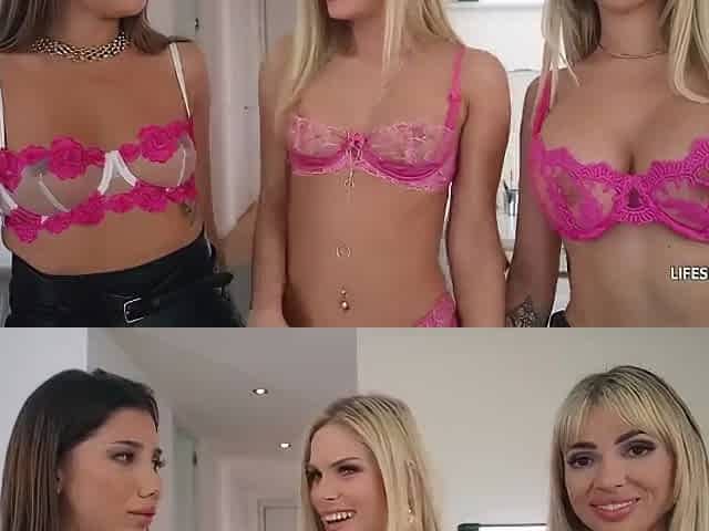Candee Licious, Gatita Veve, Layla Scarlett - The Office Party