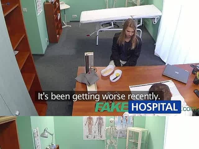 FakeHospital Innocent blonde gets the doctors massage