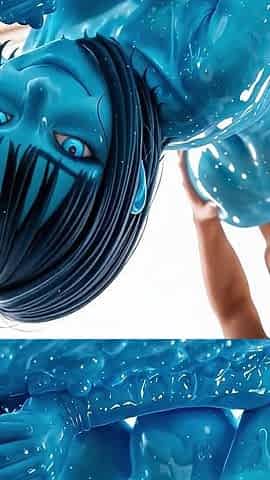 Gleara Shifts Ahead of Me as I Trace Her Form From Behind, Every Curve Reshaping Like Warm, Flowing Water - Ai Generated