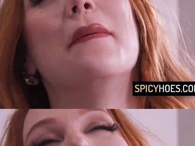 Sexy Redhead Hottie Gets Pumped By A BBC - Madison Morgan