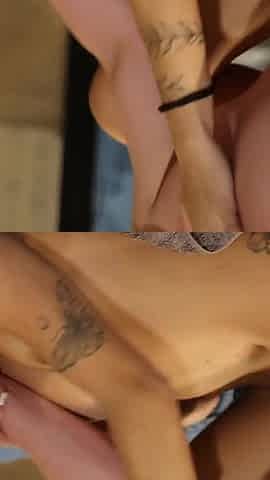 Pierced-tonguey POV BJ and Hard Shower Sex (full)