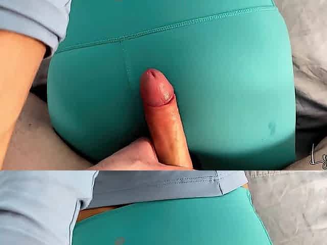 That babe Looked So Hawt In Her Taut Leggings I Had to Do Her Fast and Hard! Cum on Her Hot Abs