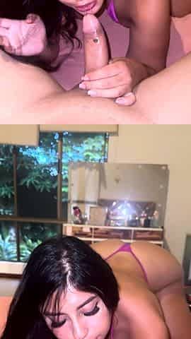 HandJob and BlowJob with Lots of Cum