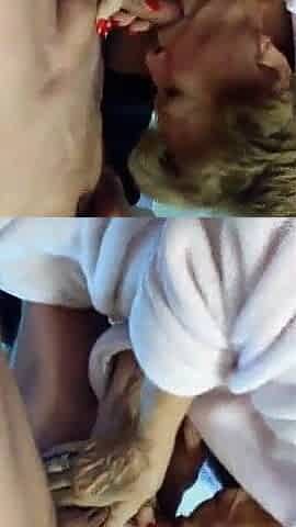 80 yo Granny Gives Oral Pleasure with cum in throat