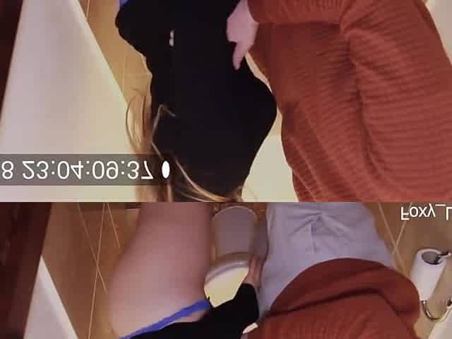 Sexy Slutty Married Girl Enjoys Hot Quickie With A Stranger In The Public Bathroom