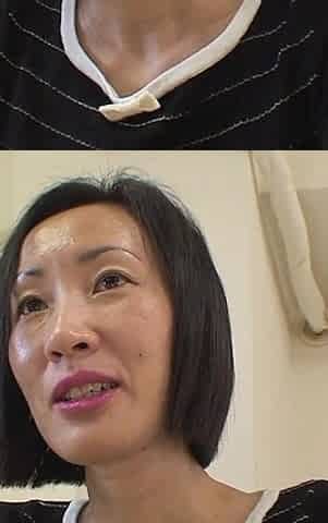 Skinny Asian MILF Gets Her Slutty Face Covered in Warm Cum