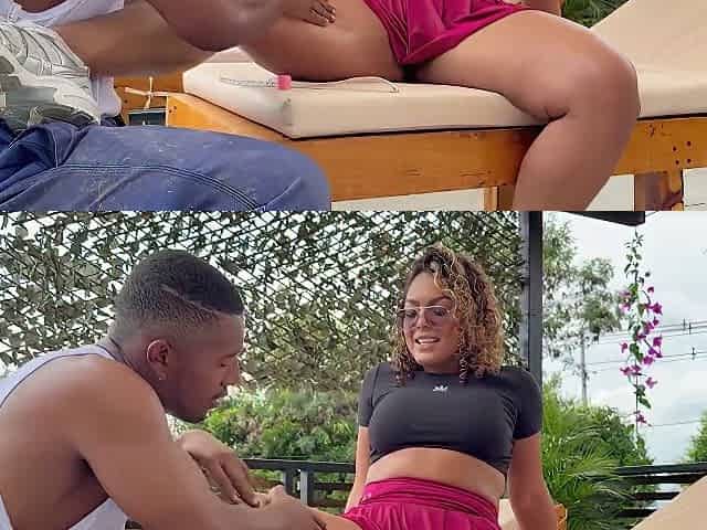 Ebony Milf Carla Morelli Seduces Her Bbc Gardener Rioc For A Raw Outdoor Fuck At The Mansion